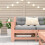 VidaXL vidaXL Garden Armrest Sofa with Side Table Outdoor Sofa Solid Wood Douglas 3
