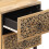 VidaXL vidaXL Bedside Cabinets Nightstand End Table Bed Table 2 pcs Solid Wood Mango 10