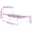 VidaXL vidaXL Bed Frame with Headboard and LED Lights Concrete Grey 90x190 cm Single 4