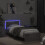 VidaXL vidaXL Bed Frame with Headboard and LED Lights Concrete Grey 90x190 cm Single 5