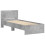 VidaXL vidaXL Bed Frame with Headboard and LED Lights Concrete Grey 90x190 cm Single 3