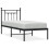 VidaXL vidaXL Metal Bed Frame with Headboard Bed Base Black 75x190 cm Small Single 2