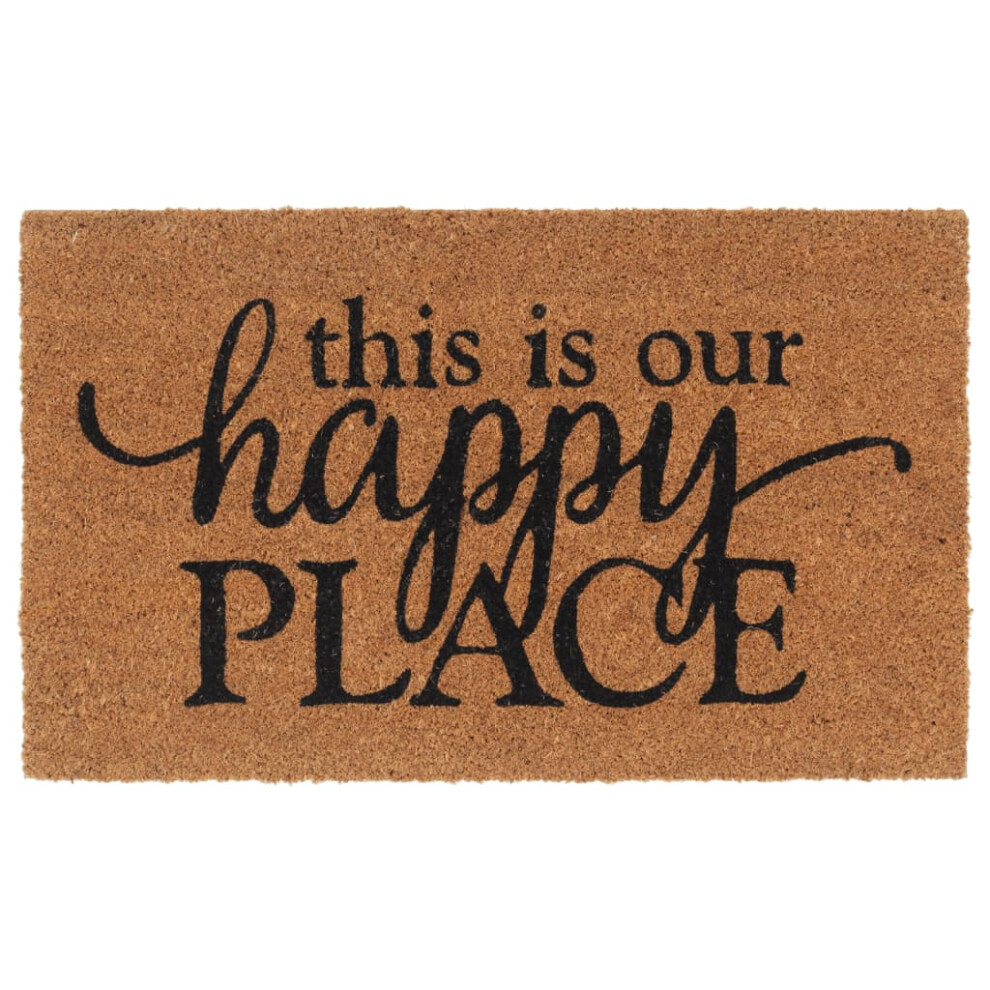 Vidaxl Door Mat Floor Mat Outdoor Mat Entrance Doormat Natural Tufted Coir