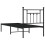 VidaXL vidaXL Metal Bed Frame with Headboard Bed Base Black 75x190 cm Small Single 8