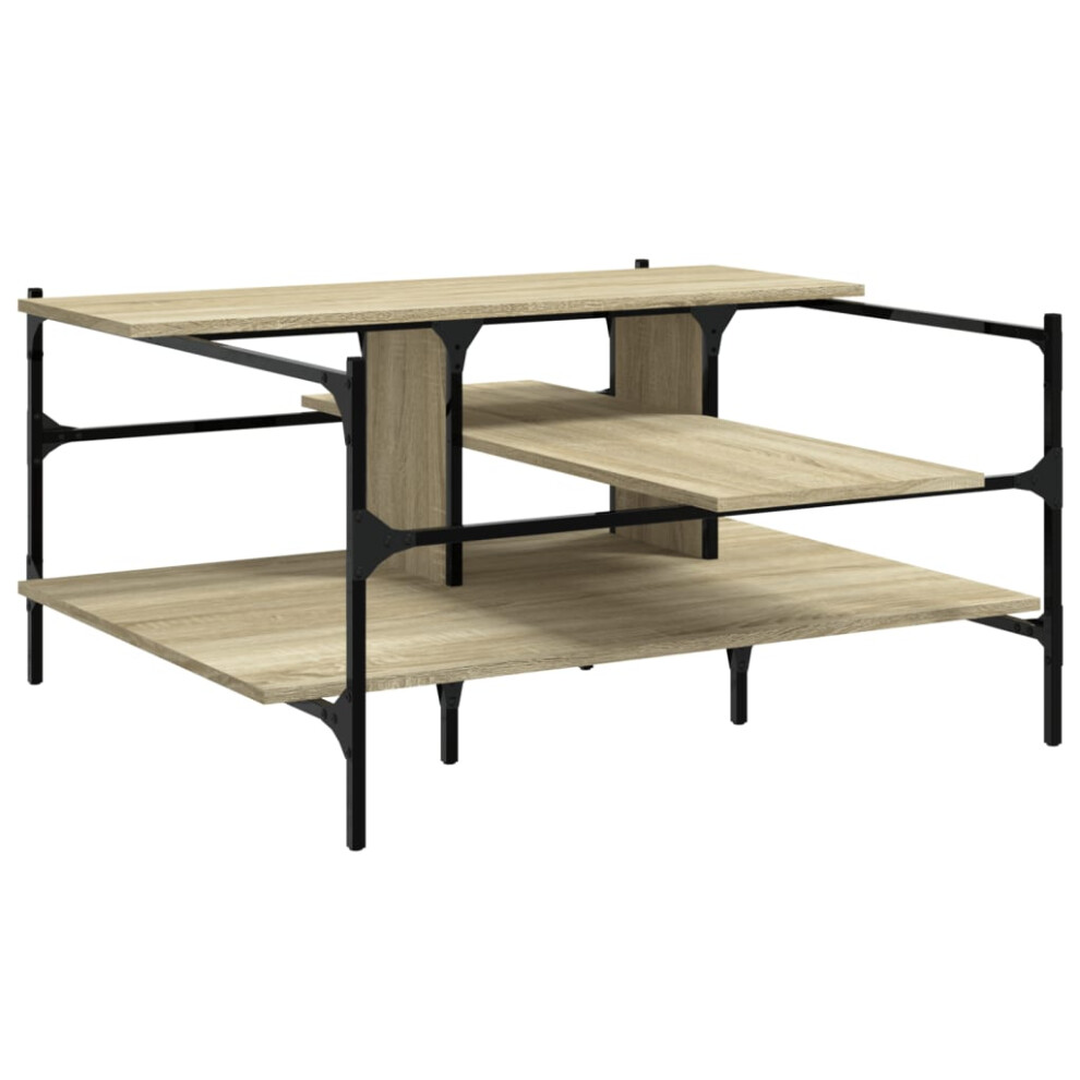 Vidaxl Coffee Table Hallway End Table Sofa Table Sonoma Oak Engineered Wood
