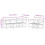 VidaXL vidaXL Garden Sofa Set 5 Piece Outdoor Sofa Corner Sofa White Solid Wood Pine 4