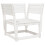 VidaXL vidaXL Garden Sofa Set 5 Piece Outdoor Sofa Corner Sofa White Solid Wood Pine 3