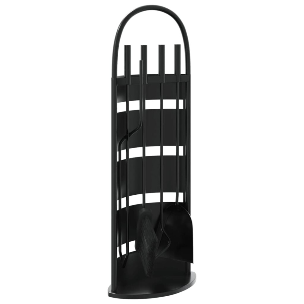 Vidaxl Fireplace Tool Set 5 Piece Fireplace Companion Set Fire Poker Set Steel
