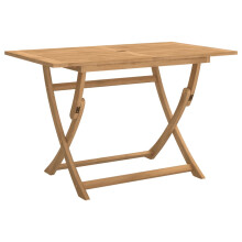 vidaXL Folding Garden Table Outdoor Table Patio Dining Table Solid Wood Acacia