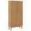 VidaXL vidaXL Bookcase 4-Tier Bookshelf Storage Side Cabinet Brown Solid Wood Pine 9