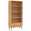 VidaXL vidaXL Bookcase 4-Tier Bookshelf Storage Side Cabinet Brown Solid Wood Pine 2