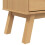 VidaXL vidaXL Bookcase 4-Tier Bookshelf Storage Side Cabinet Brown Solid Wood Pine 11