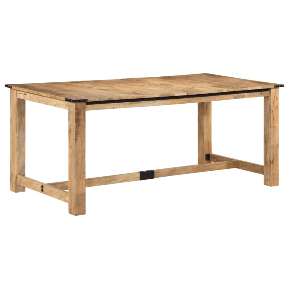 Vidaxl Dining Table Kitchen Table Dining Room Dinner Table Solid Wood Mango