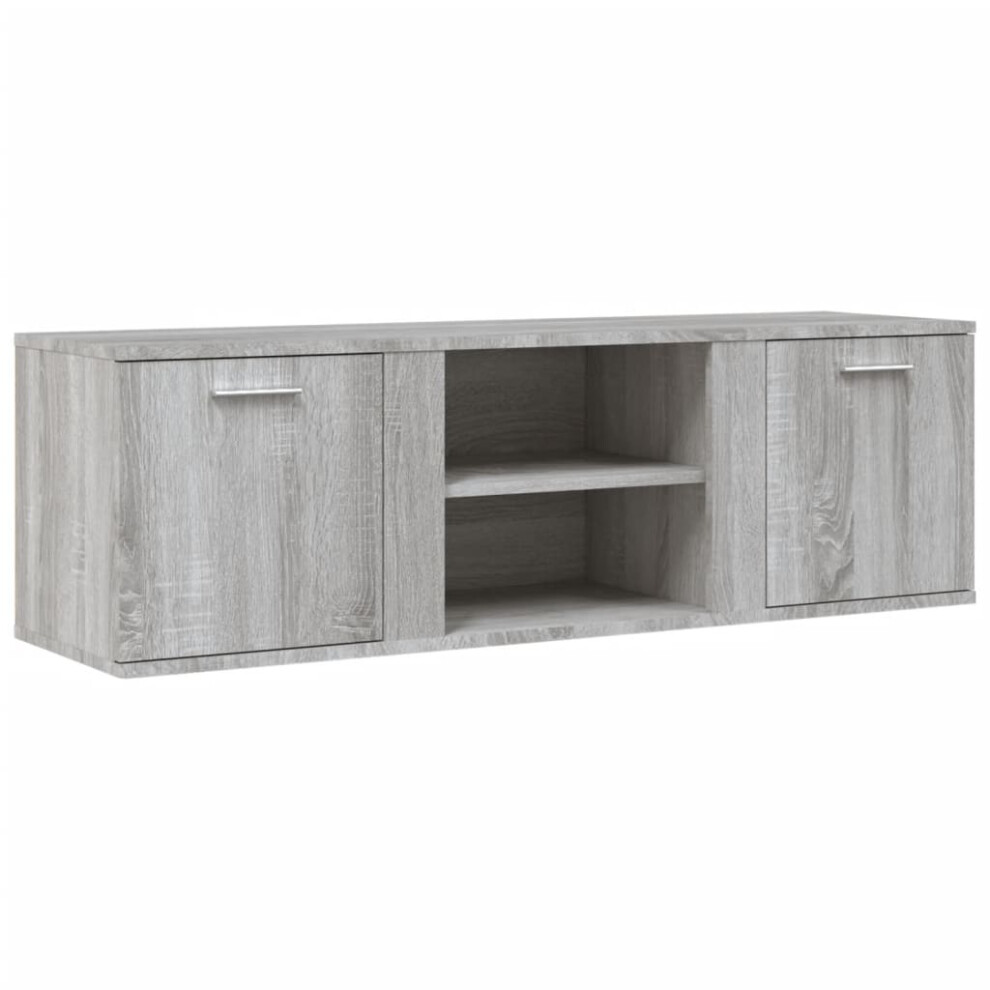 vidaXL TV Cabinet TV Stand Media Cabinet TV Unit Grey Sonoma Engineered Wood