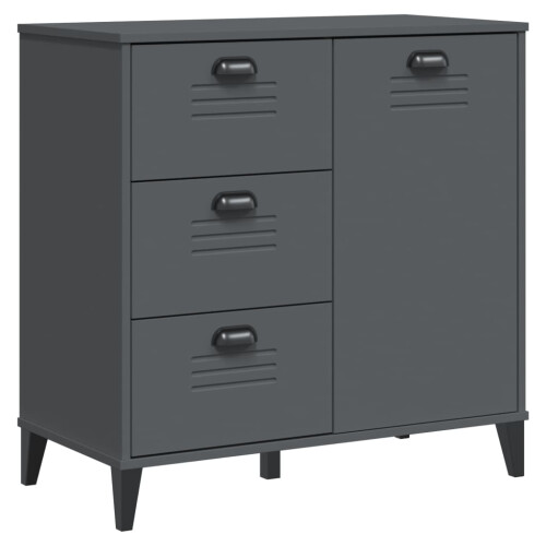 VidaXL vidaXL Sideboard Storage Cupboard Highboard Anthracite Grey Engineered Wood 1