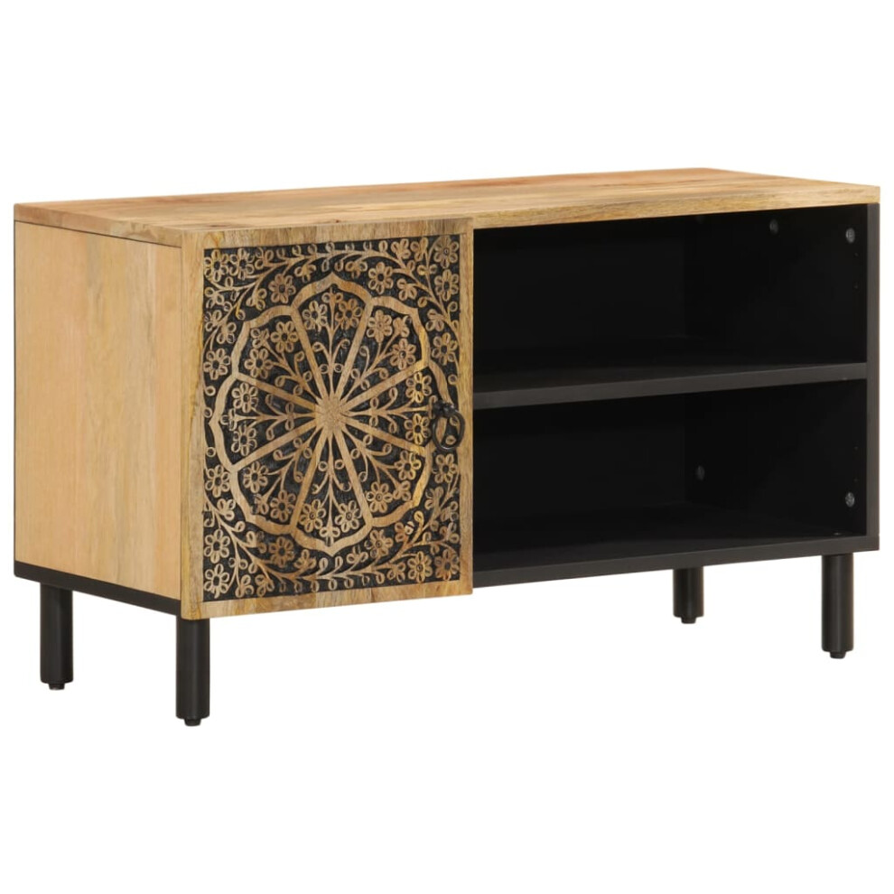 Vidaxl Tv Cabinet Tv Stand Entertainment Centre Media Unit Solid Wood Mango