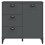 VidaXL vidaXL Sideboard Storage Cupboard Highboard Anthracite Grey Engineered Wood 6