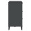 VidaXL vidaXL Sideboard Storage Cupboard Highboard Anthracite Grey Engineered Wood 7
