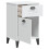 VidaXL vidaXL Bedside Cabinet VIKEN White Engineered Wood 5