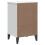 VidaXL vidaXL Bedside Cabinet VIKEN White Engineered Wood 8