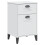 VidaXL vidaXL Bedside Cabinet VIKEN White Engineered Wood 1