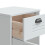 VidaXL vidaXL Bedside Cabinet VIKEN White Engineered Wood 9