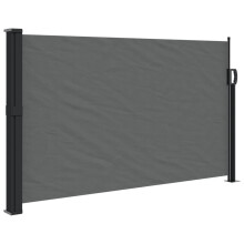 vidaXL Ausziehbare Seitenmarkise Anthrazit 117x300 cm