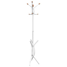 vidaXL Garderobenständer Weiß 176 cm Pulverbeschichtetes Eisen