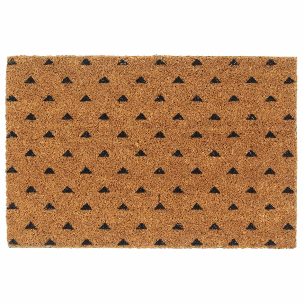 Vidaxl Door Mat Floor Mat Outdoor Mat Entrance Doormat Natural Tufted Coir