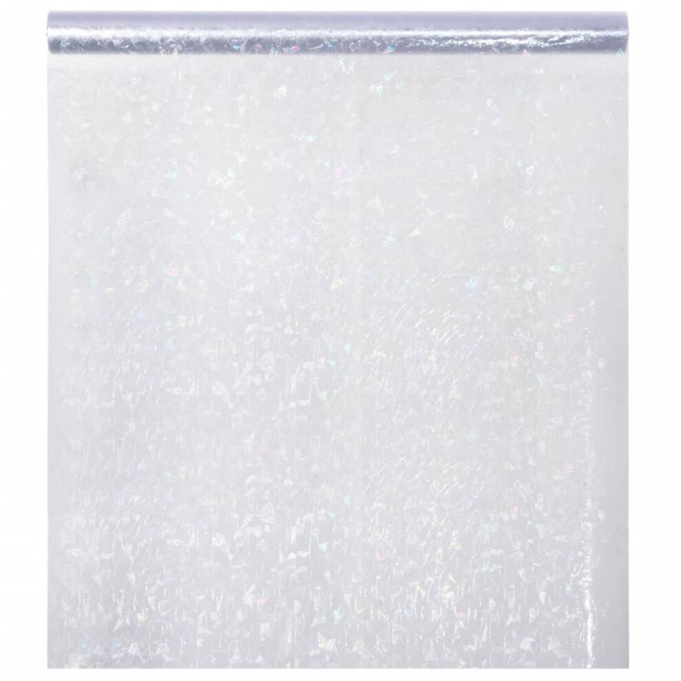 Vidaxl Window Film Privacy Film Window Sticker Frosted 3D Rainbow Pattern Pvc