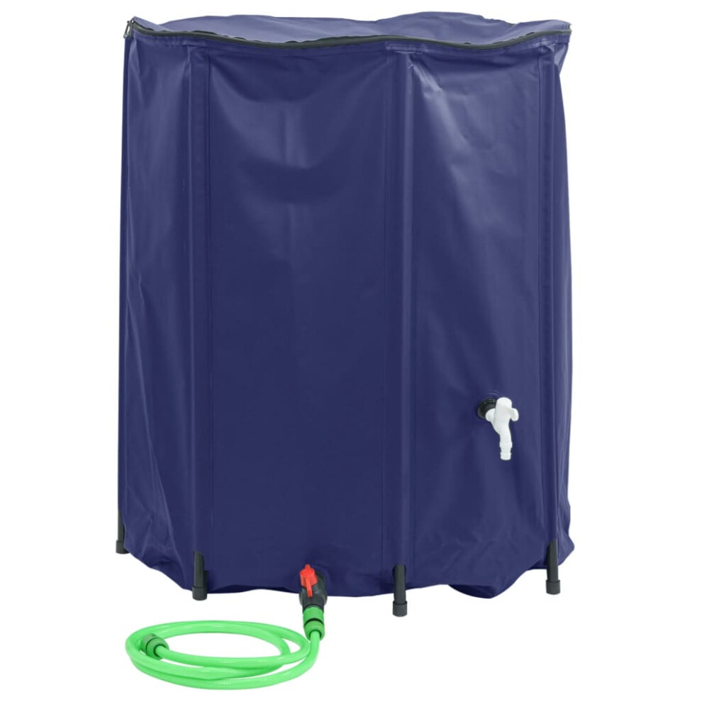 vidaXL Water Tank with Tap Foldable Water Container Water Storage 1250 L PVC