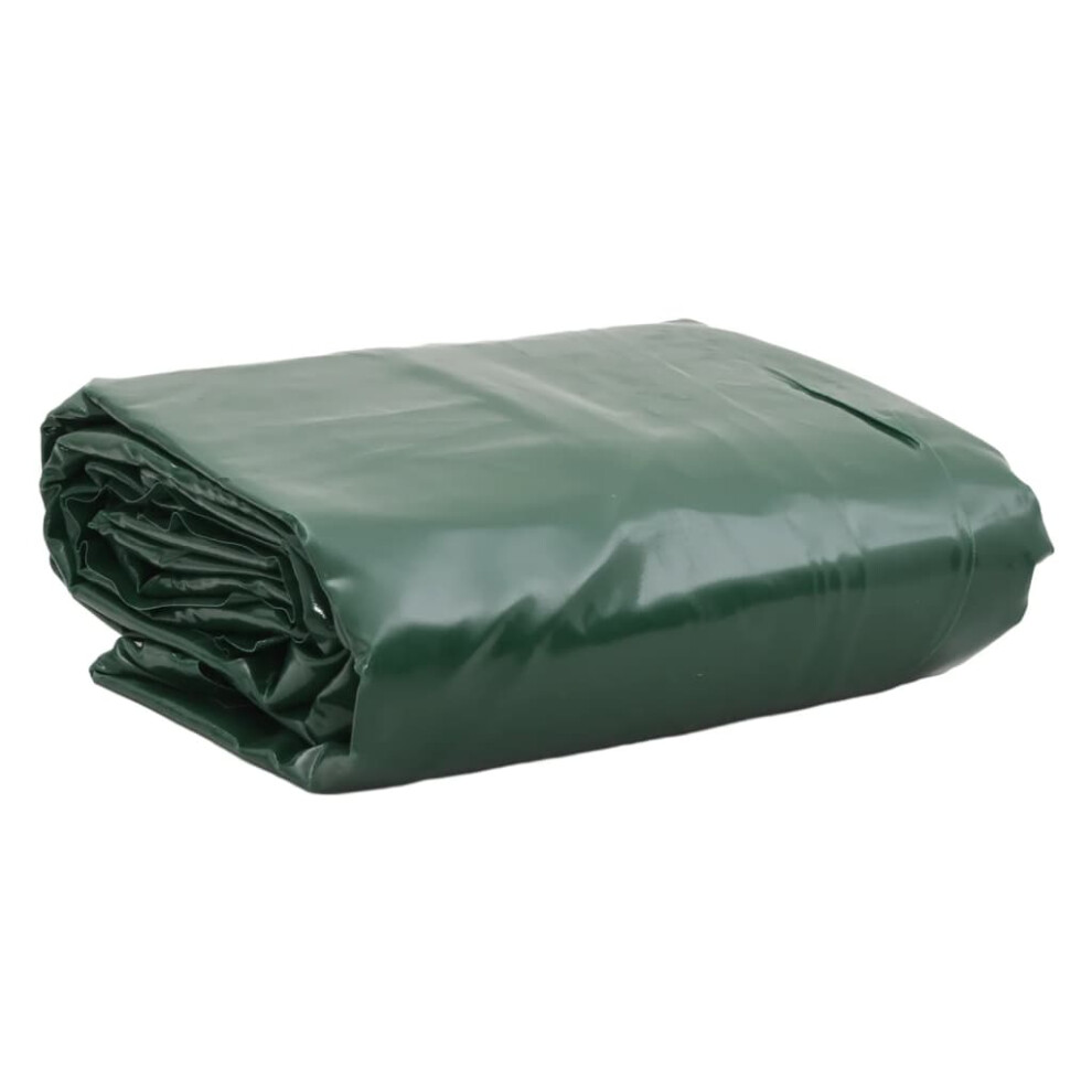 vidaXL Tarpaulin Cover Ground Sheet Waterproof Camping Tarp Green 650 g/mÂ²-image-OPC-PDRMG5R-NEW