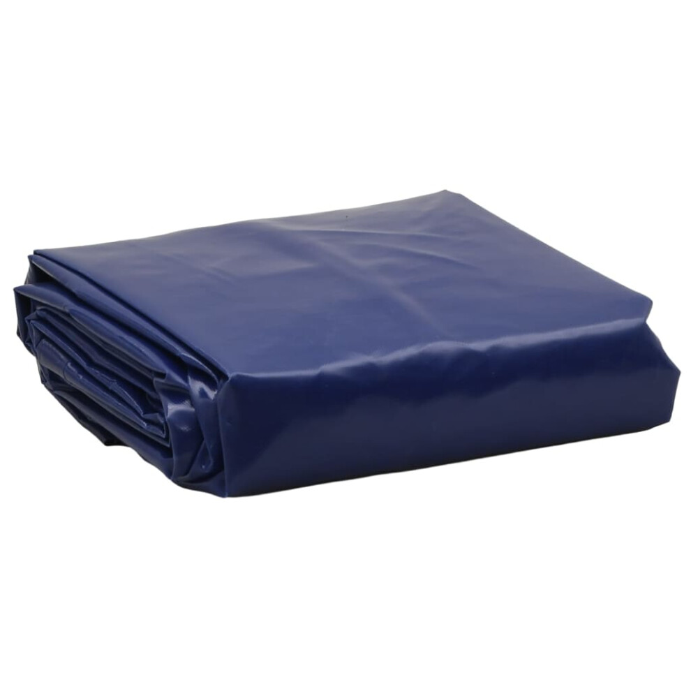 vidaXL Tarpaulin Cover Ground Sheet Waterproof Camping Tarp Cover Blue 600 /mÃÂ²