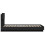 VidaXL vidaXL Bed Frame with Headboard Bed Black 90x190 cm Single Engineered Wood 5