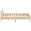 VidaXL vidaXL Bed Frame with Headboard Bed 180x200 cm Super King Solid Wood Pine 5
