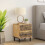 VidaXL vidaXL Bedside Cabinet Nightstand Bedroom End Table Bed Table Solid Wood Mango 3