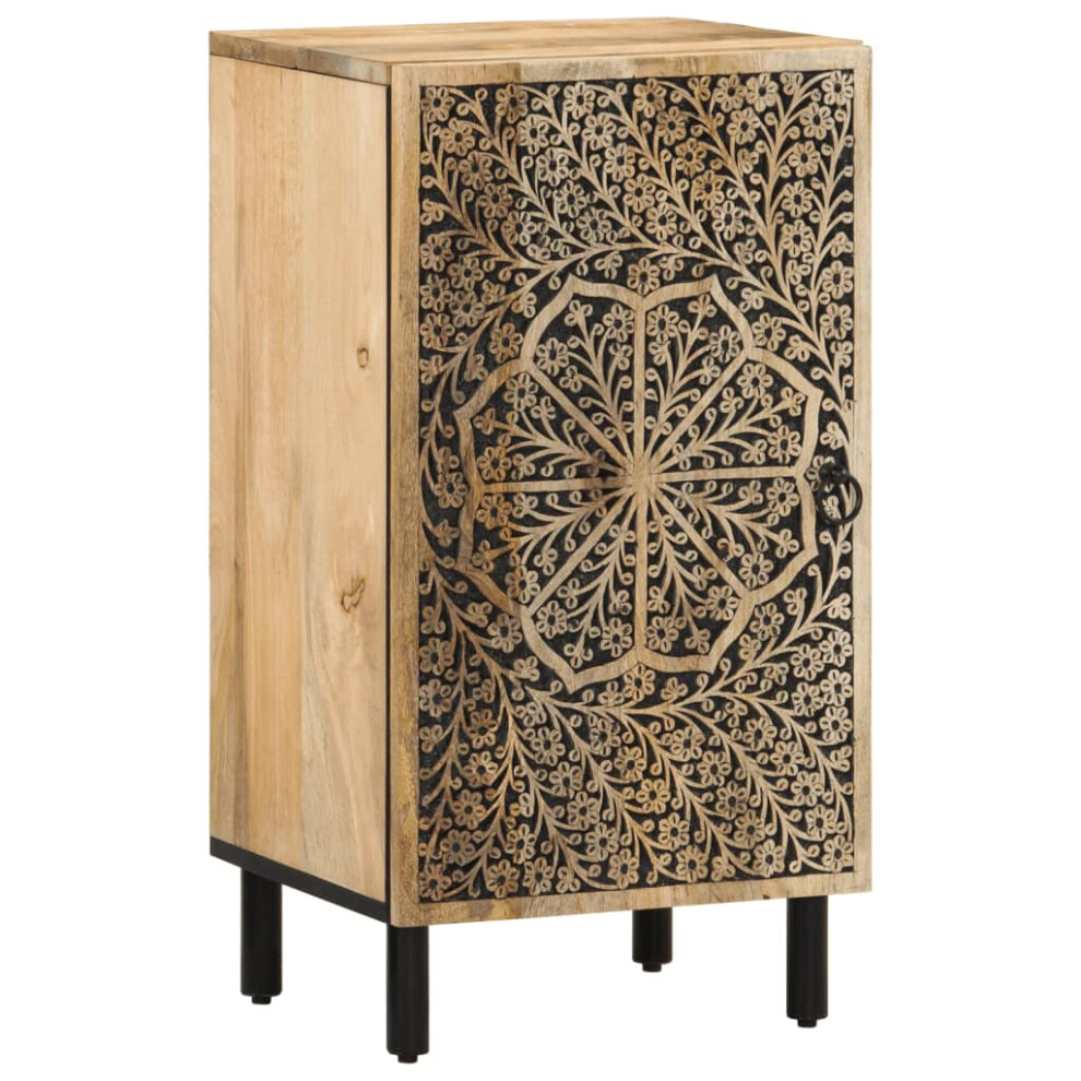 Vidaxl Side Cabinet Home Storage Cabinet Cupboard Sideboard Solid Wood Mango