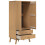 VidaXL vidaXL Wardrobe Closet Clothes Storage Cabinet Cupboard Brown Solid Wood Pine 6