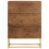 VidaXL vidaXL Kommode 55x30x76 cm Massivholz Mango und Eisen 3