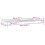 VidaXL vidaXL Solid Wood Pine Bed Frame White 90x200 cm Wooden Bedstead Bed Base 8