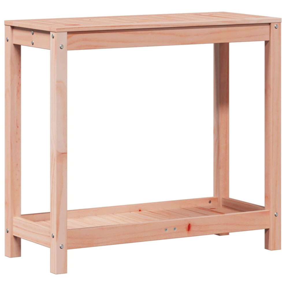 Vidaxl Potting Table With Shelf Potting Bench Plant Table Solid Wood Douglas