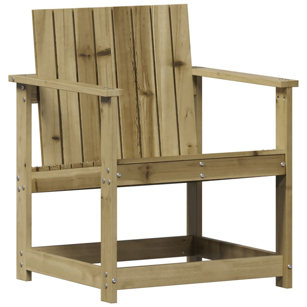 Vidaxl Garden Chair Dining Chair Outdoor Seat Chair Impregnated Wood Pine