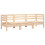 VidaXL vidaXL Garden Sofa 3-Seater Outdoor Sectional Sofa Patio Couch Solid Wood Pine 1