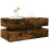 VidaXL vidaXL Coffee Table with LED Lights Hallway End Table Sofa Table Smoked Oak 6