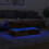 VidaXL vidaXL Coffee Table with LED Lights Hallway End Table Sofa Table Smoked Oak 5