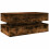 VidaXL vidaXL Coffee Table with LED Lights Hallway End Table Sofa Table Smoked Oak 9