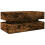 VidaXL vidaXL Coffee Table with LED Lights Hallway End Table Sofa Table Smoked Oak 3