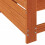 VidaXL vidaXL Garden Armrest Sofa with Side Table Couch Wax Brown Solid Wood Pine 8