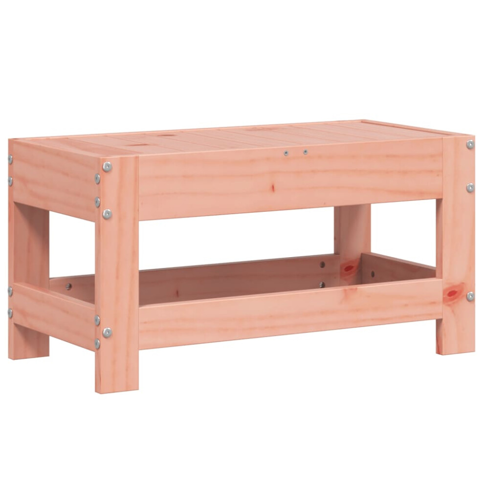 Vidaxl Garden Footstool Outdoor Ottoman Garden Footrest Solid Wood Douglas