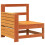 VidaXL vidaXL Garden Armrest Sofa with Side Table Couch Wax Brown Solid Wood Pine 1